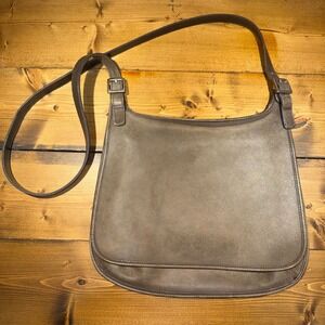 Vintage Coach 1997 #9134 Hippie Flap Bag.